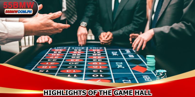 Highlights of the game hall
